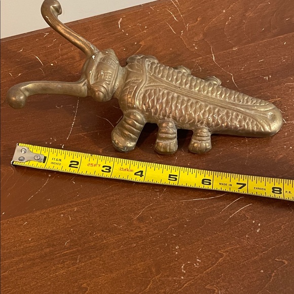 Cast Iron Gold Beetle Bug Boot Jack Tool - Picture 3 of 5